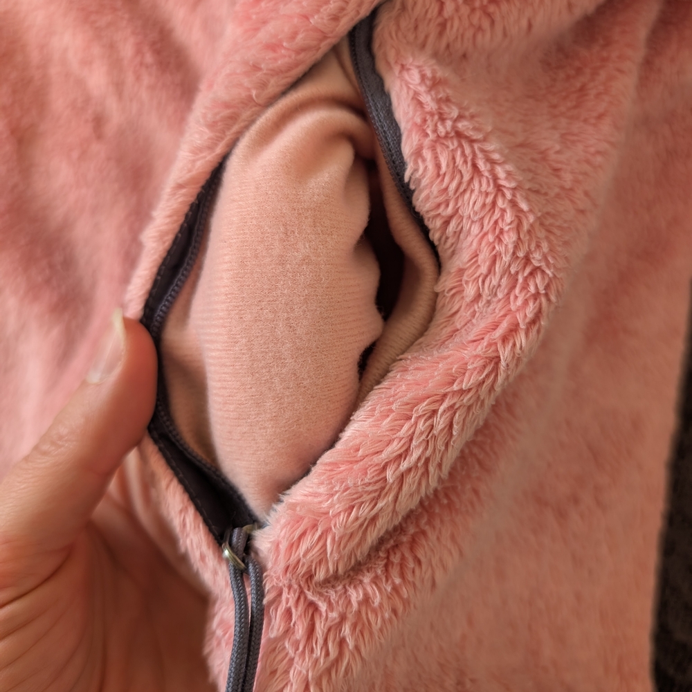 Pink Fleece Zip-Up Jacket - Picture 5 of 10